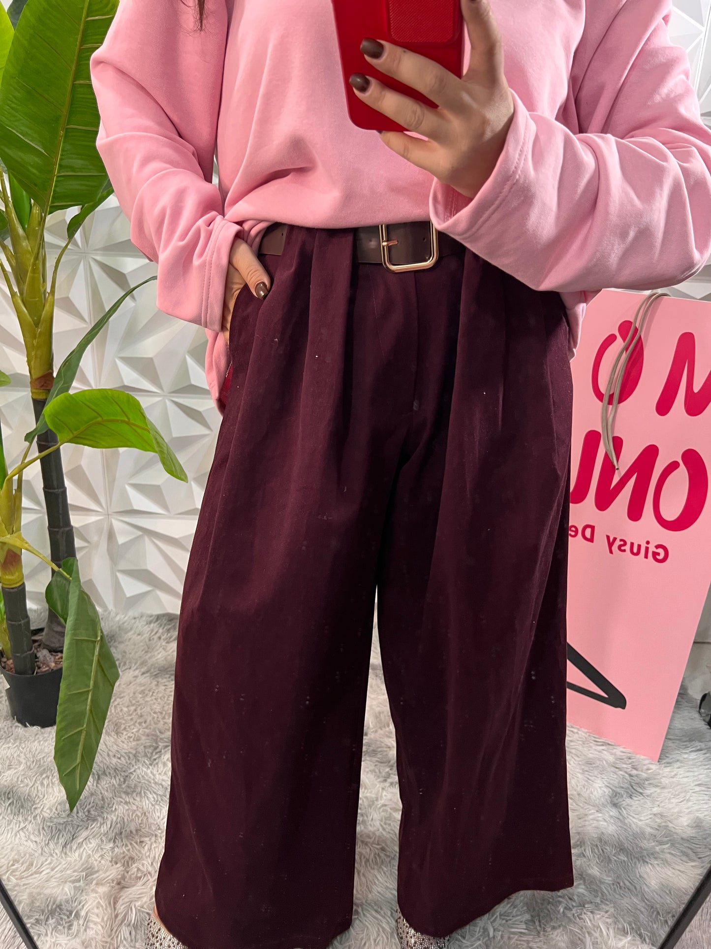 Pantalone con cintura