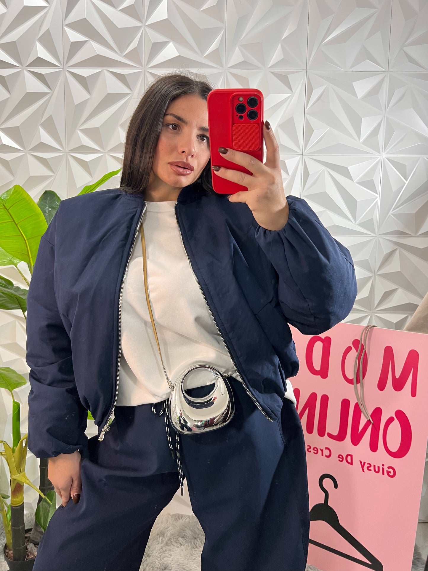 Giubbotto lumina crop