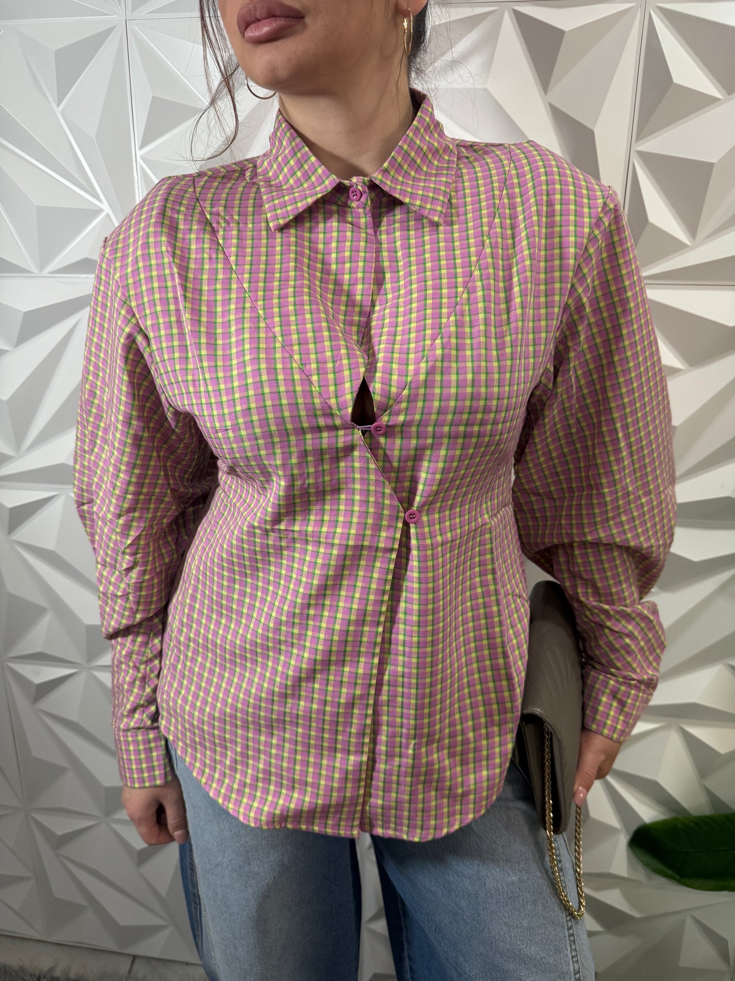 Camicia quadri cotone