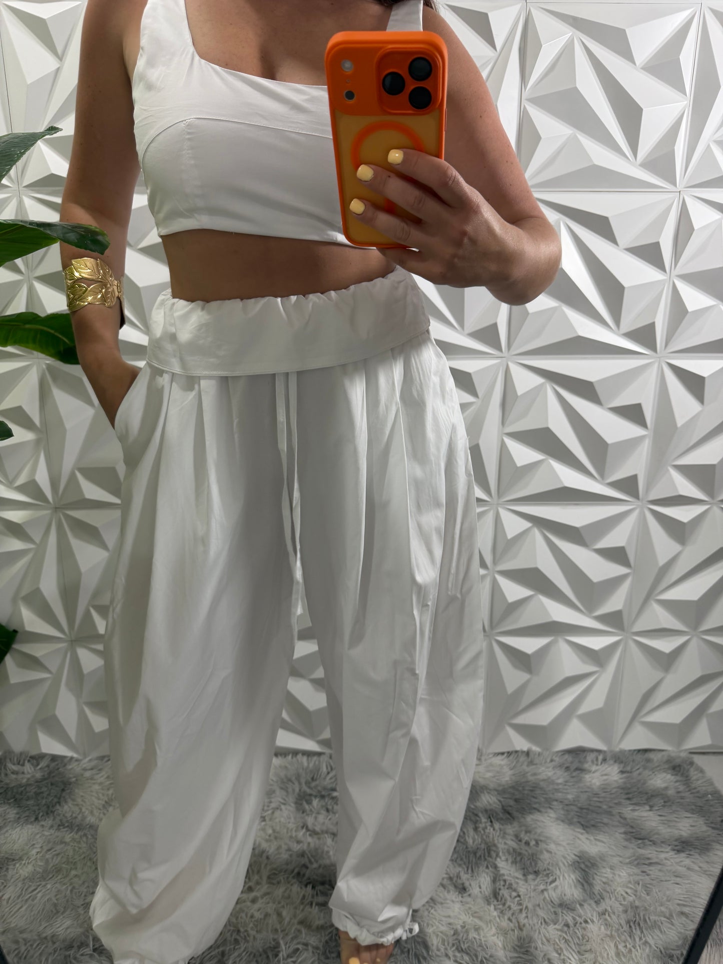 Coordinato cotone white