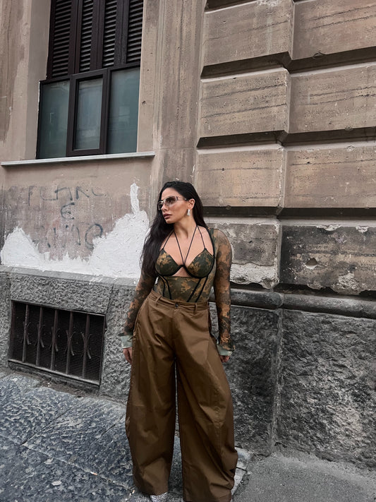 Pantalone tabacco