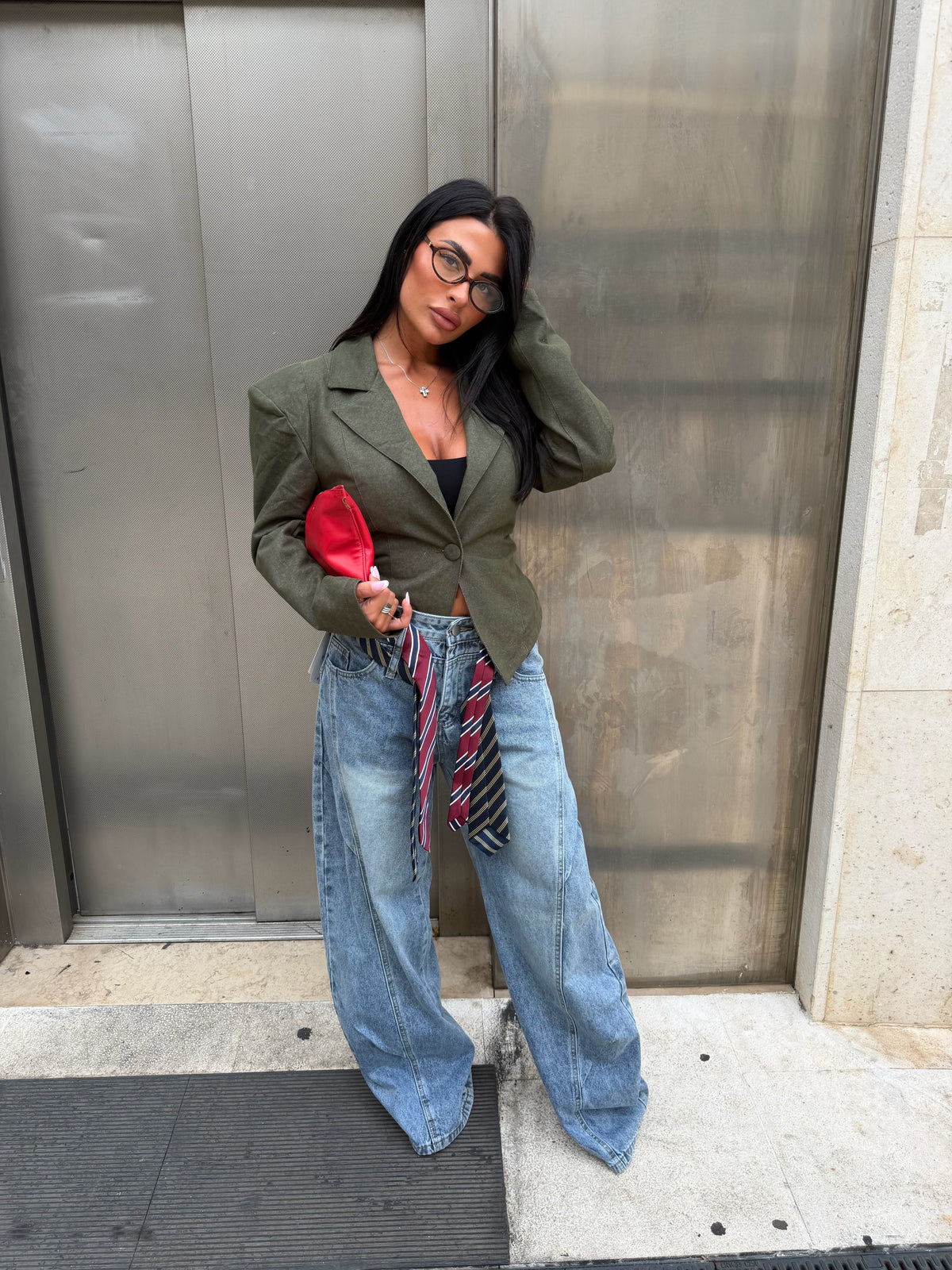 Jeans cravatta