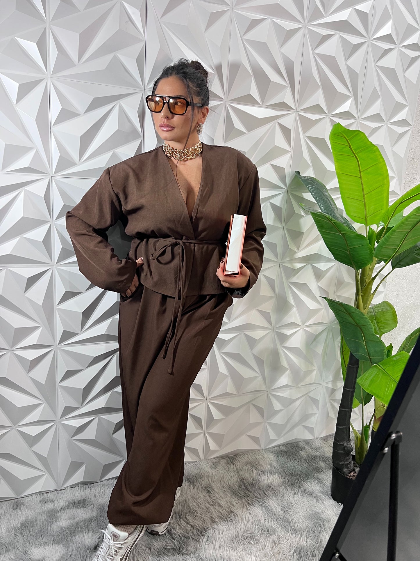 Tailleur chocolate