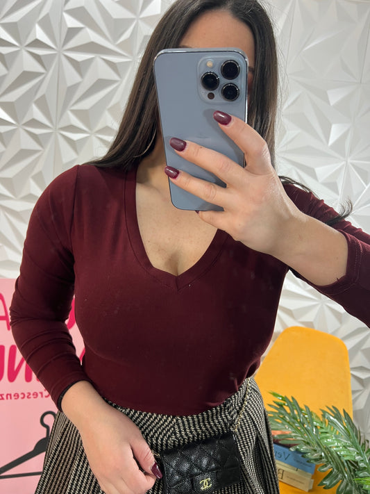 Maglia scollo