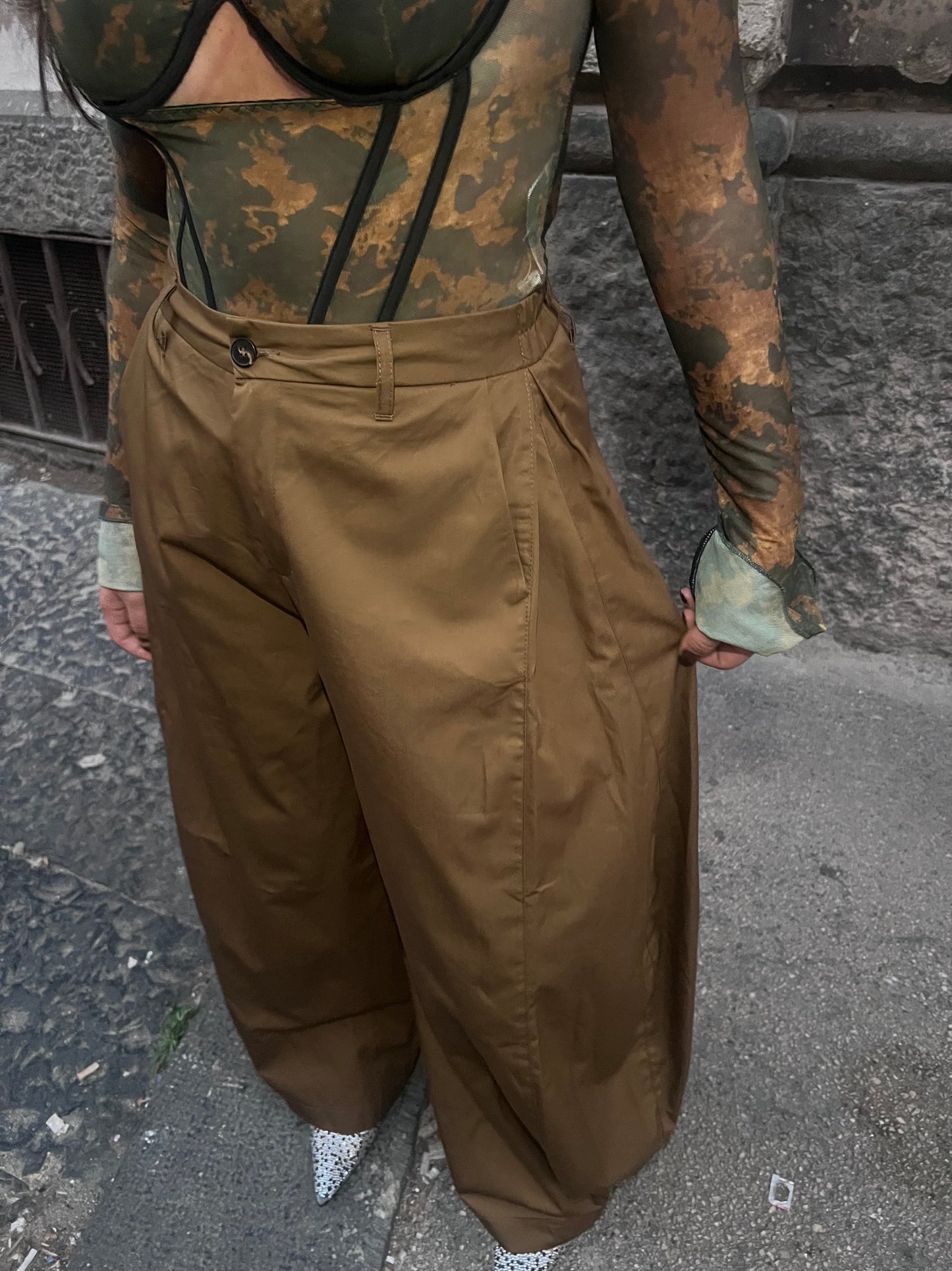 Pantalone tabacco