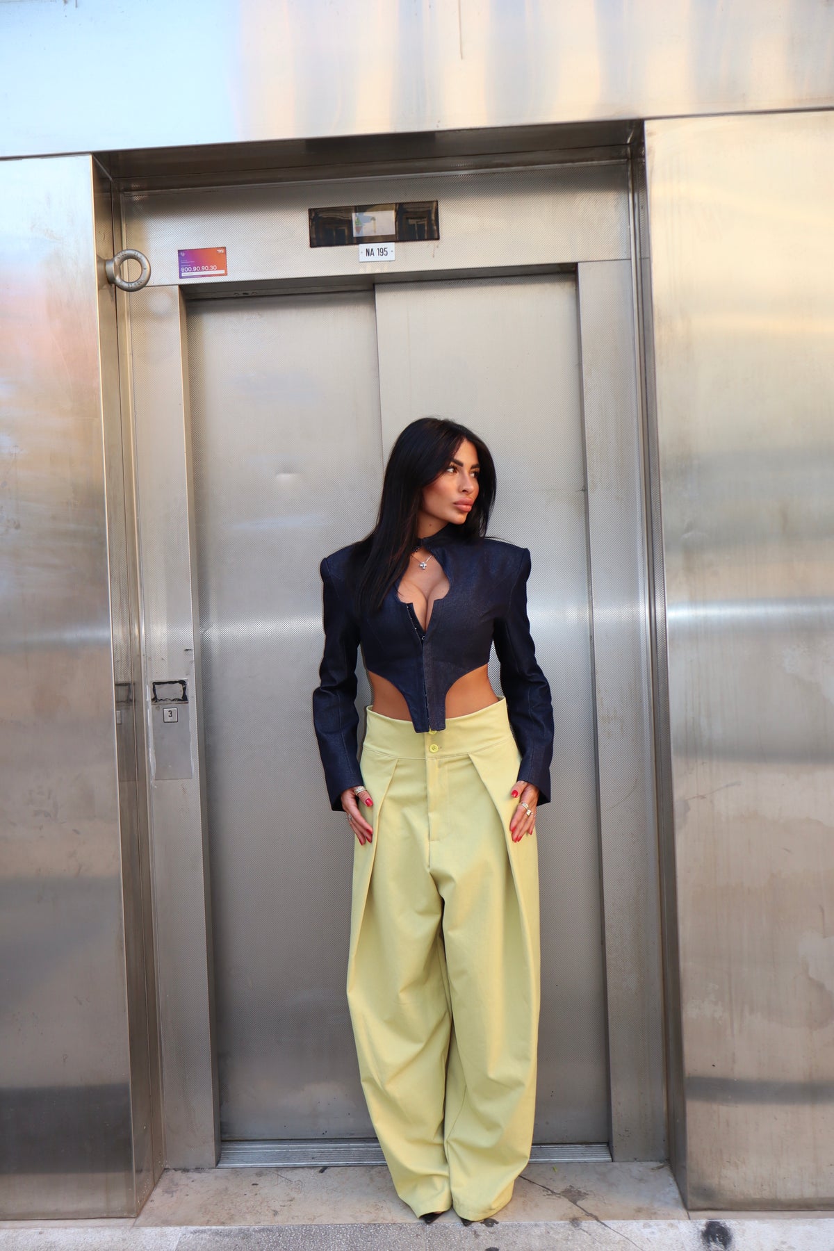Pantalone giallo Lime