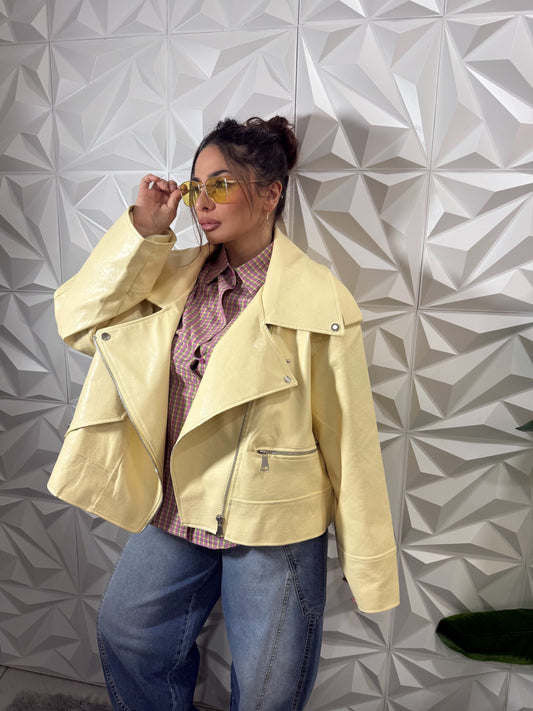 Giubbotto over ecopelle