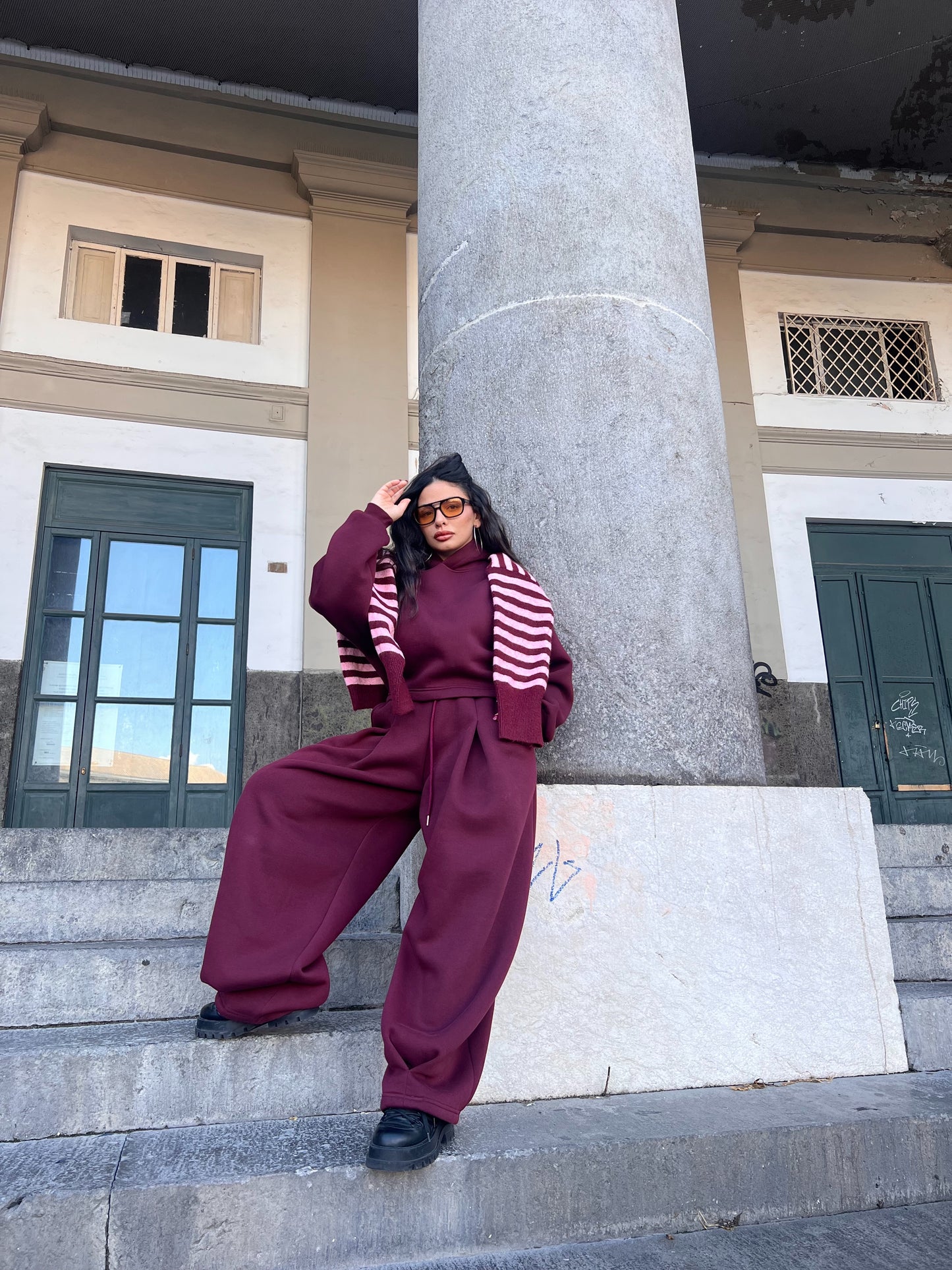 Tuta Budapest bordeaux