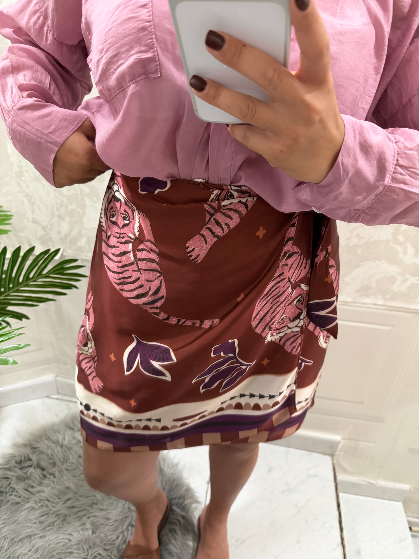 Mini Gonna satin