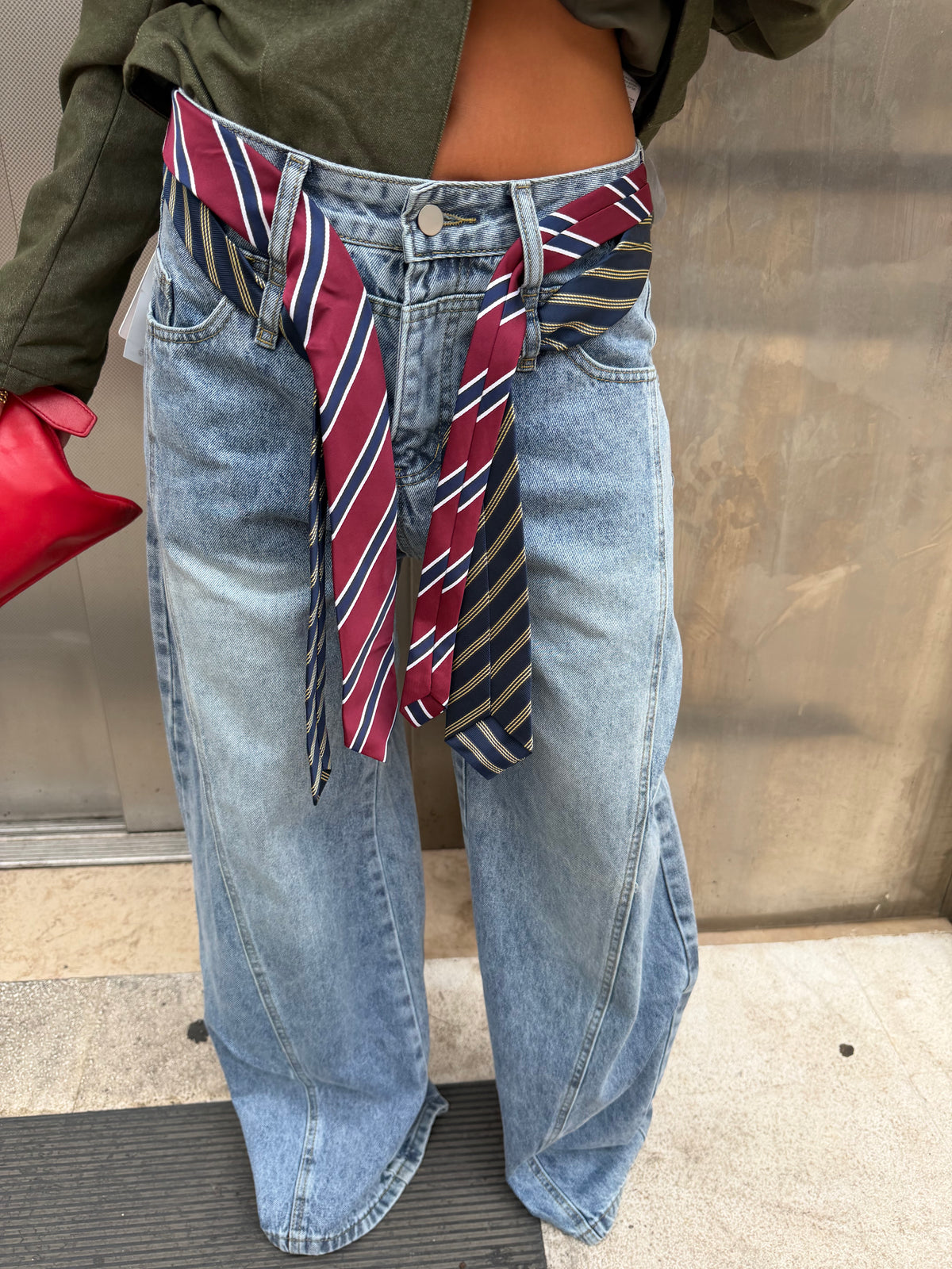 Jeans cravatta