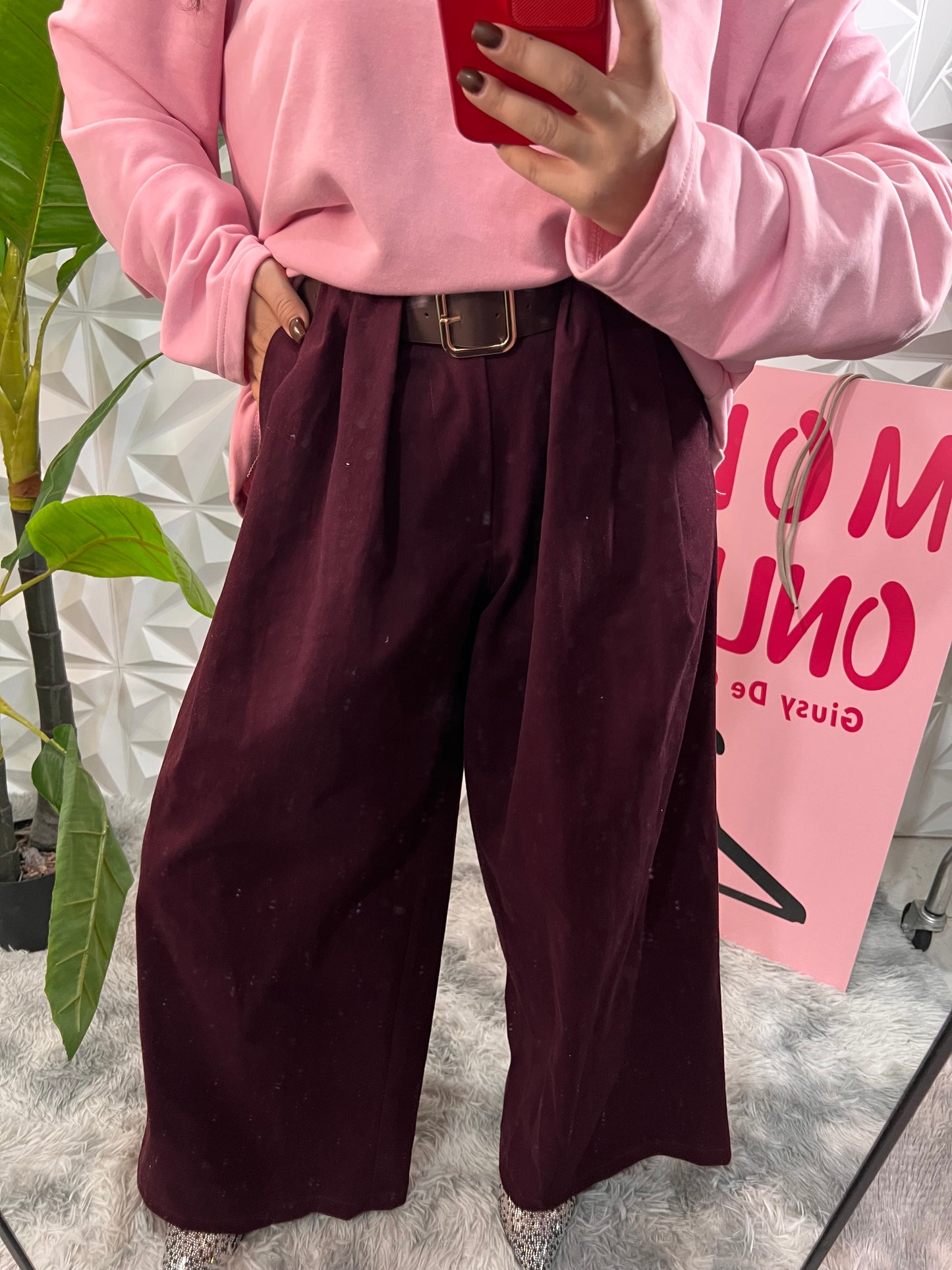 Pantalone con cintura