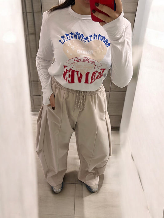 Pantalone baloon Tessuto