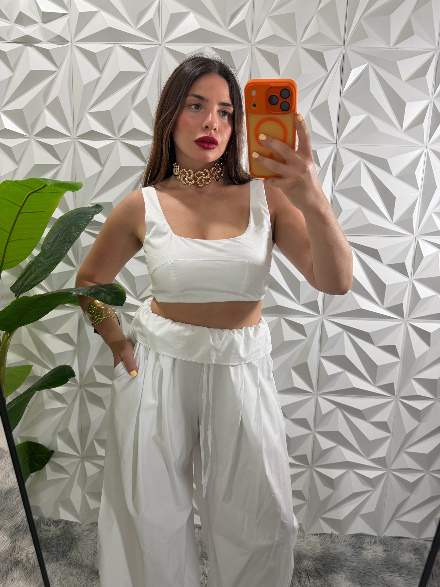 Coordinato cotone white