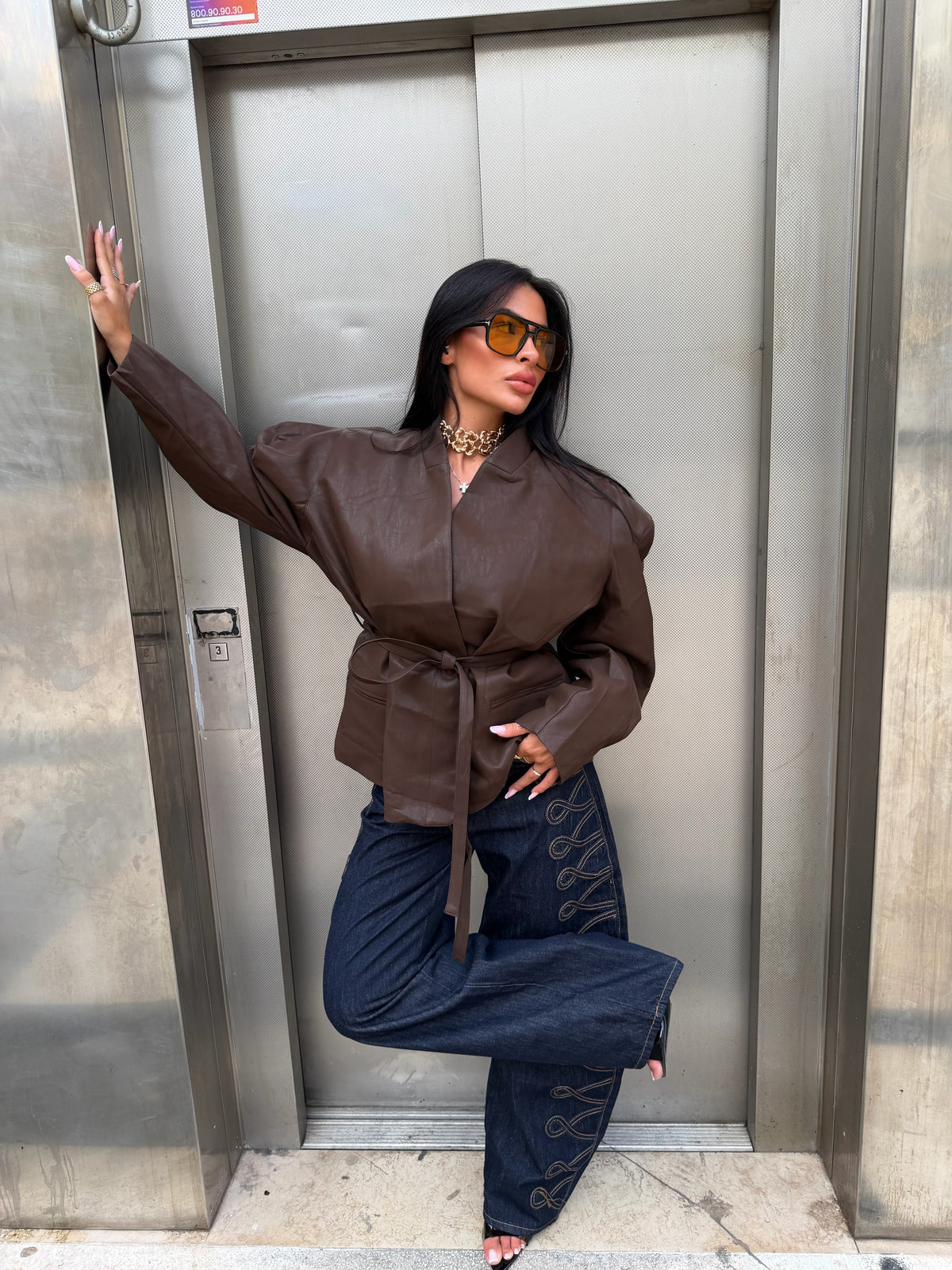 Jeans treccia