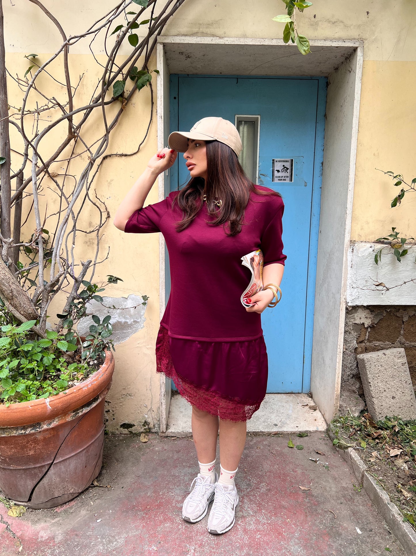 Maglia con ricamo