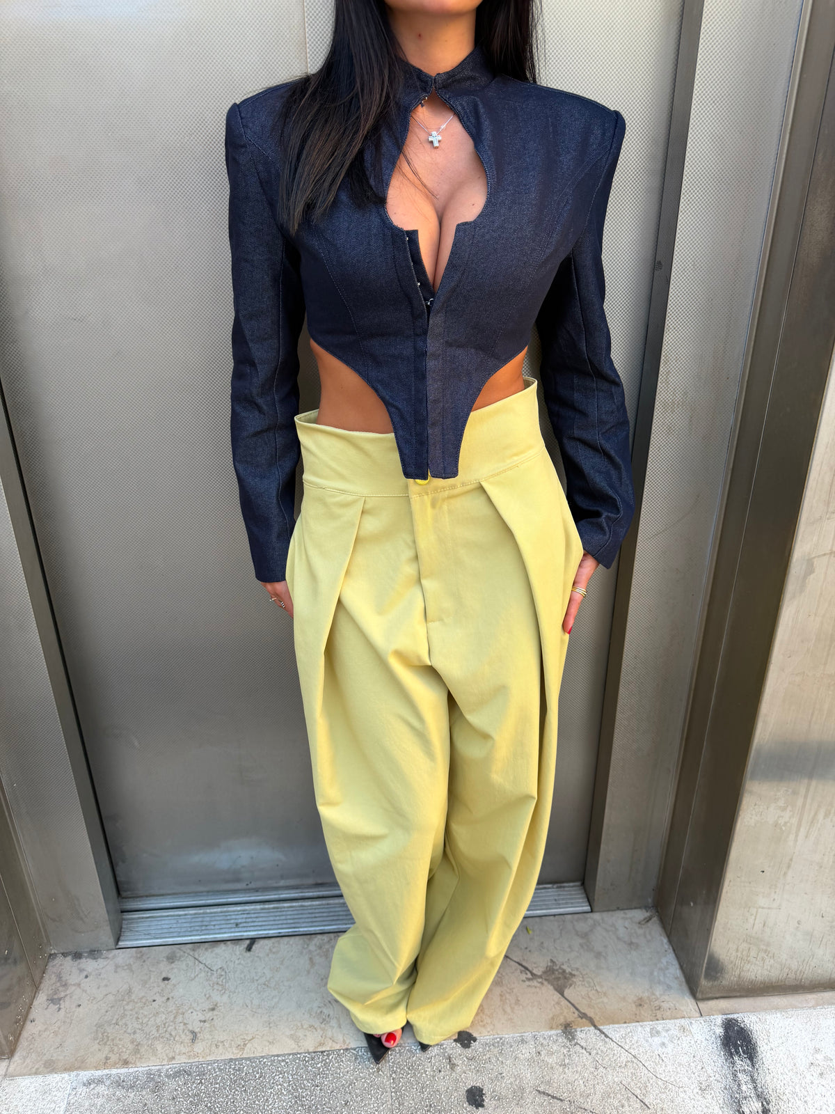 Pantalone giallo Lime