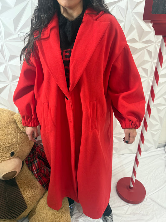 Coat lauren red