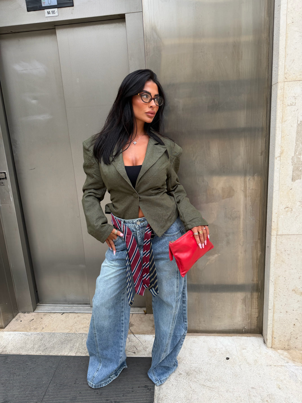 Jeans cravatta