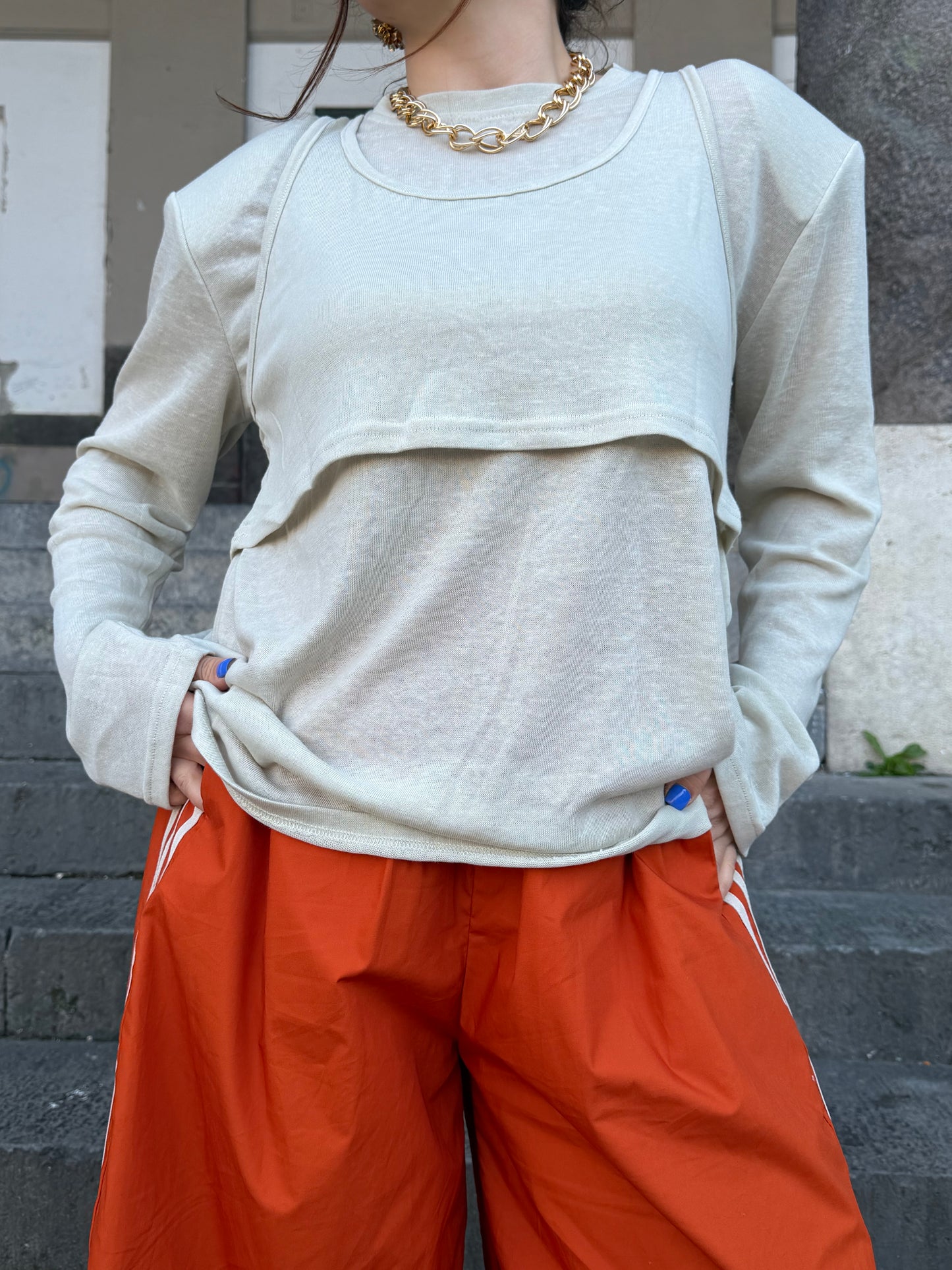 Shirt Con spalline