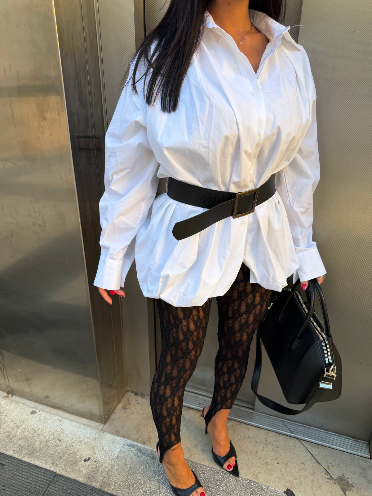 Camicia con cintura