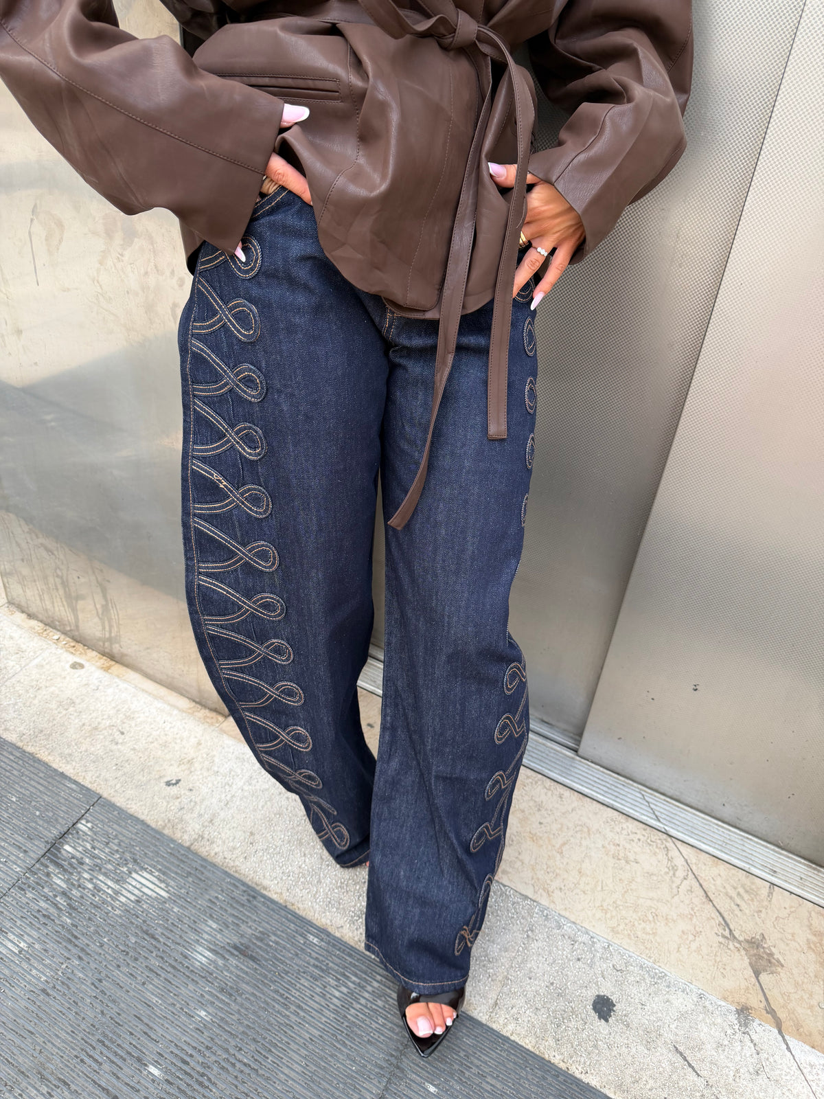 Jeans treccia